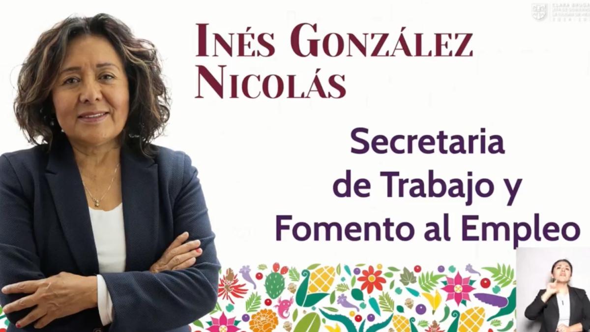 ¿Quién es Inés González Nicolás, titular de la Secretaría de Trabajo y Fomento al Empleo CDMX en el gabinete de Clara Brugada?