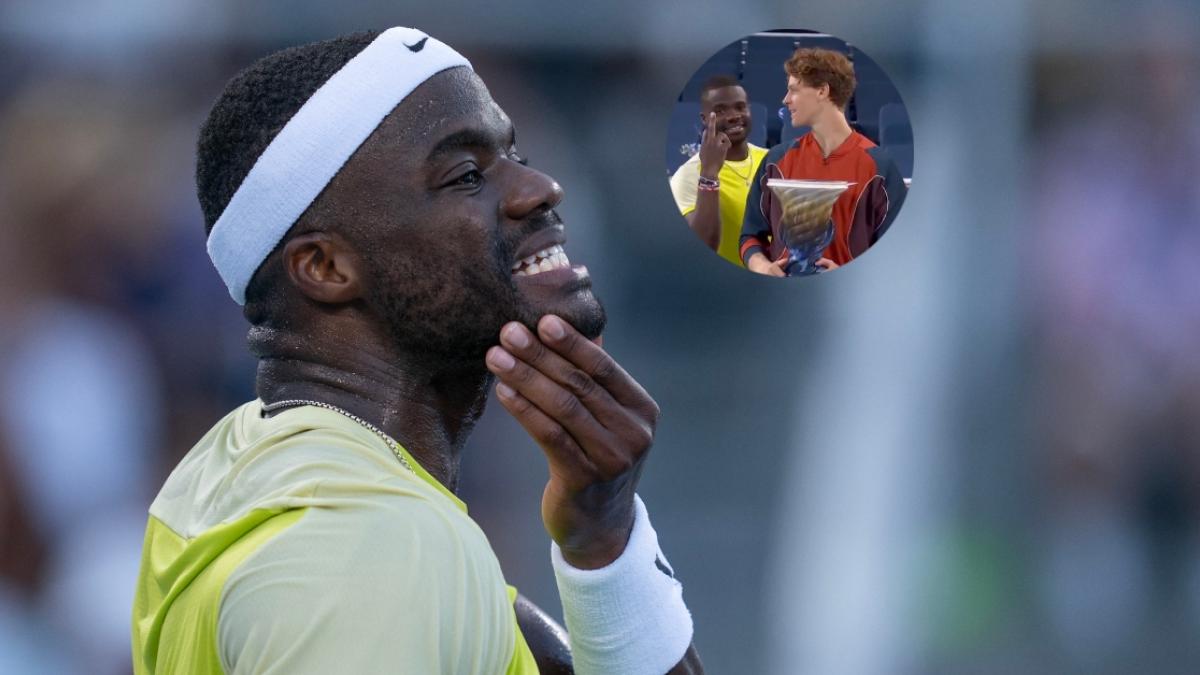 VIDEO: Frances Tiafoe pinta el dedo tras perder ante Jannik Sinner la final del Masters 1000 de Cincinnati