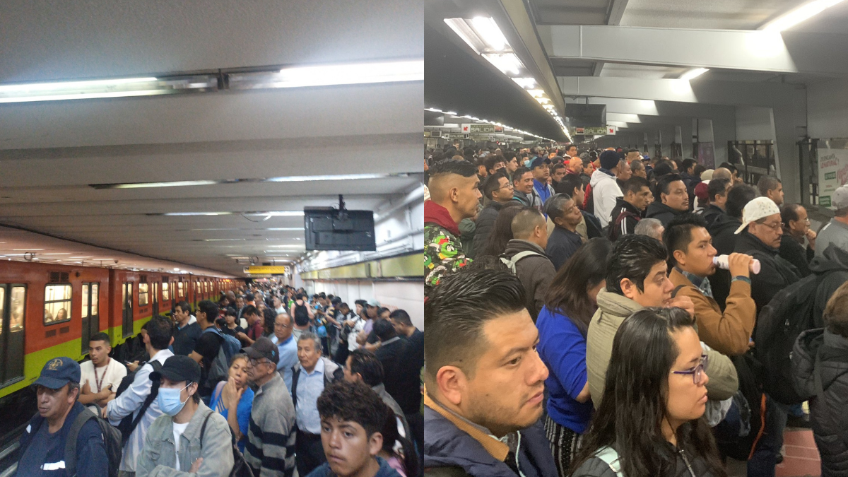 Caos y fallas, esto pasó en la Línea 3 del Metro HOY | VIDEO