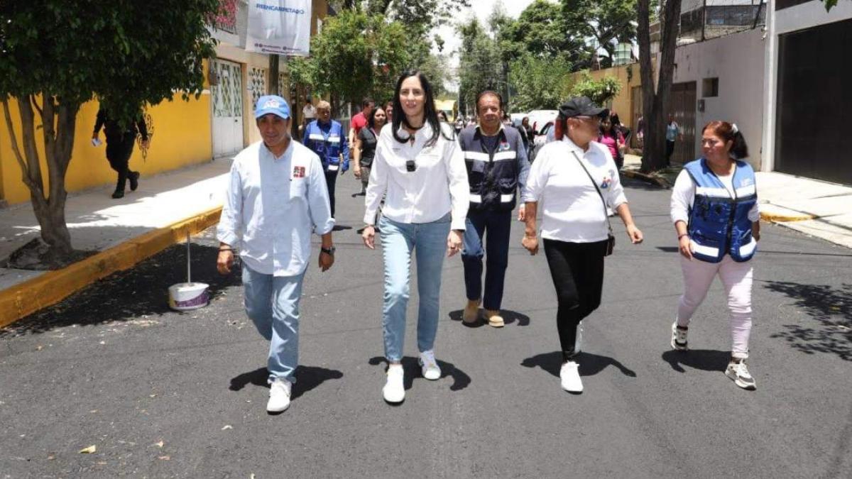 Lía Limón entrega obras en beneficio de más 138 mil habitantes de Álvaro Obregón