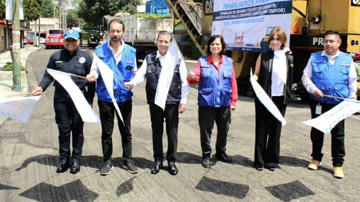 Coyoacán alcanza meta de un millón de metros cuadrados en repavimentación