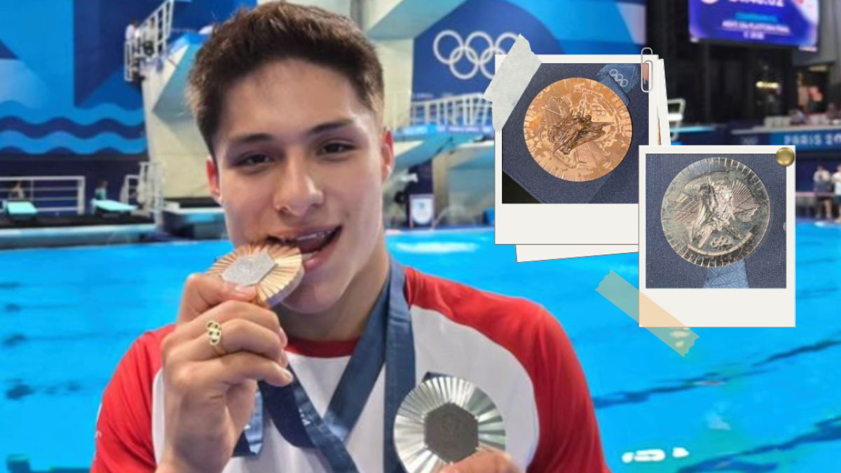 París 2024: ¡Qué oso! Osmar Olvera muestra el desgaste de sus medallas olímpicas; lucen viejas y despintadas