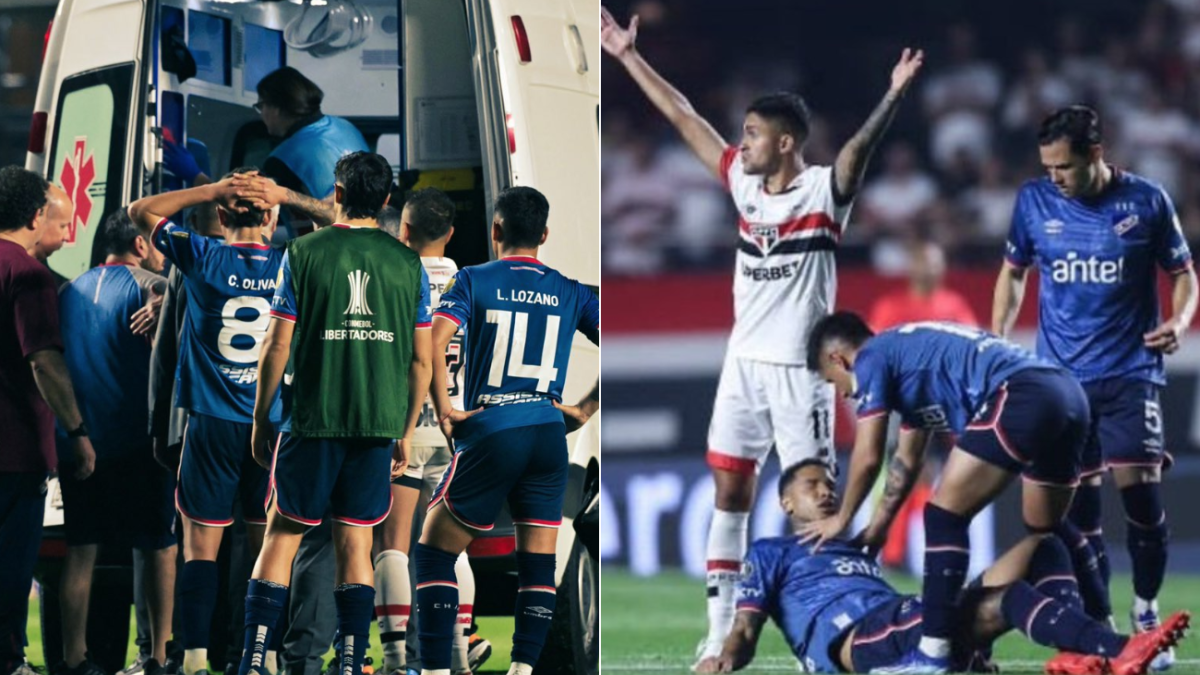 Copa Libertadores: ¡DRAMA! Juan Izquierdo, jugador del Nacional, se desploma en pleno juego... ¿Qué le pasó y qué se sabe? (Video)