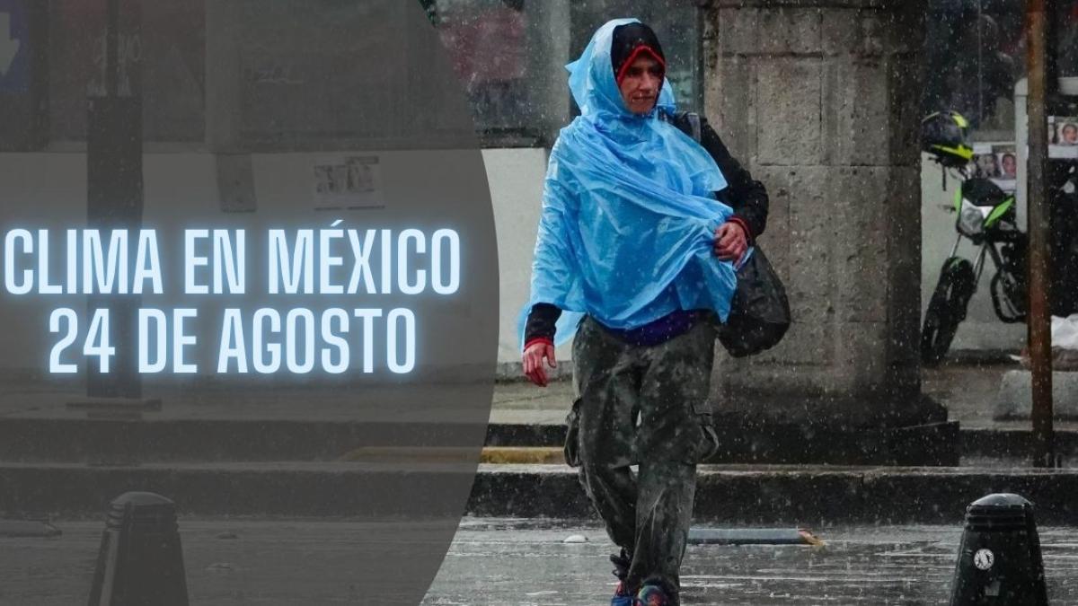 Clima en México HOY sábado 24 de agosto: Onda tropical 19 provocará lluvias intensas en 7 estados