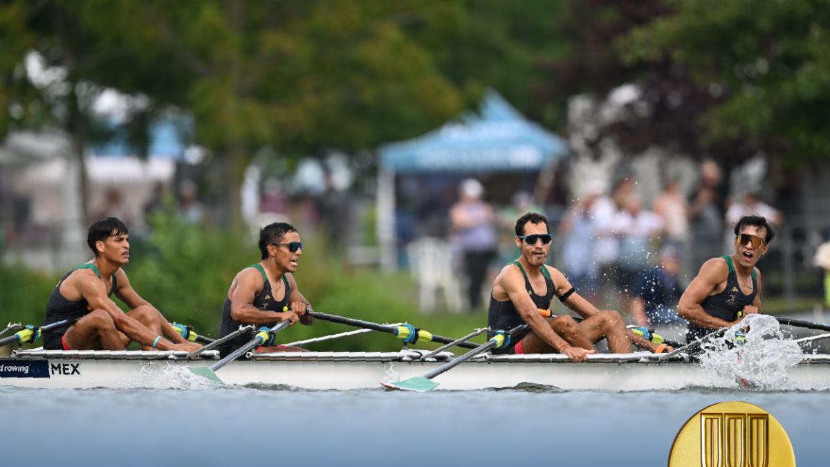 ¡Orgullo! México conquista medalla de oro en Campeonato Mundial de Remo en Canadá