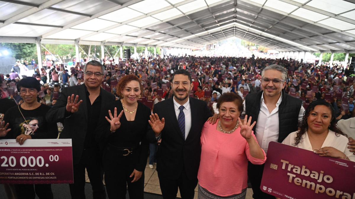 Martí Batres anuncia creación de 120 cooperativas en CDMX