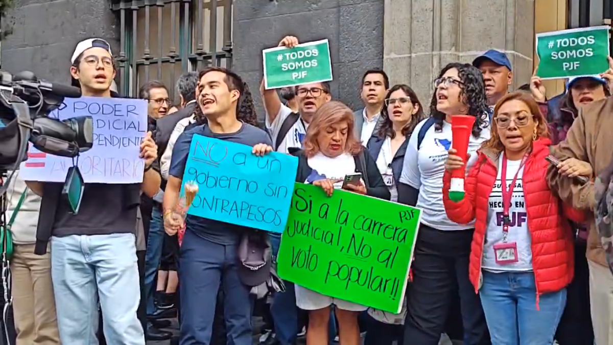 "¡El Poder Judicial no va a caer"; trabajadores impiden acceso en sede de la SCJN