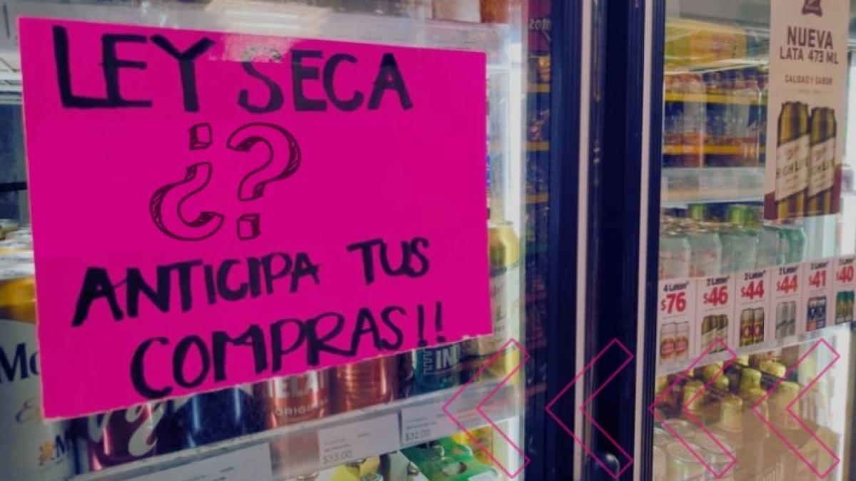 Esta alcaldía aplicará LEY SECA los próximos 15 y 16 de septiembre