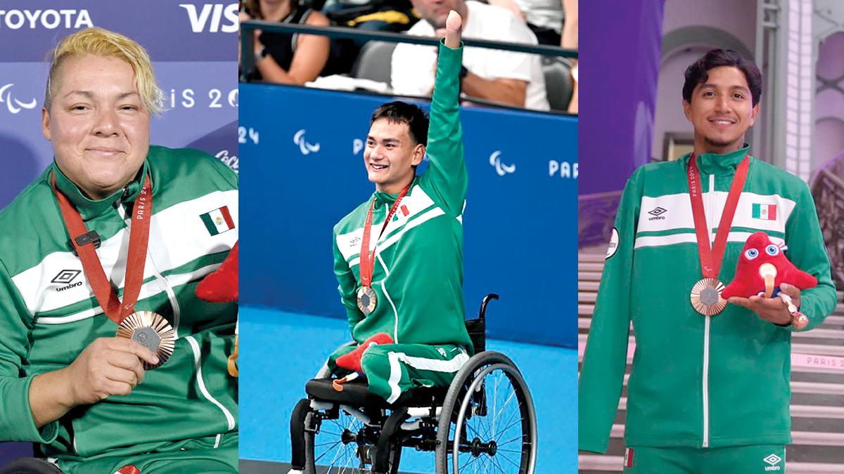 México gana tres bronces en segundo día de Paralímpicos