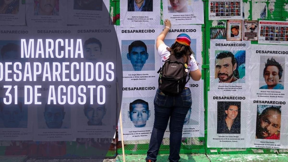 Marchan nuevamente en Paseo de la Reforma por los desaparecidos en México