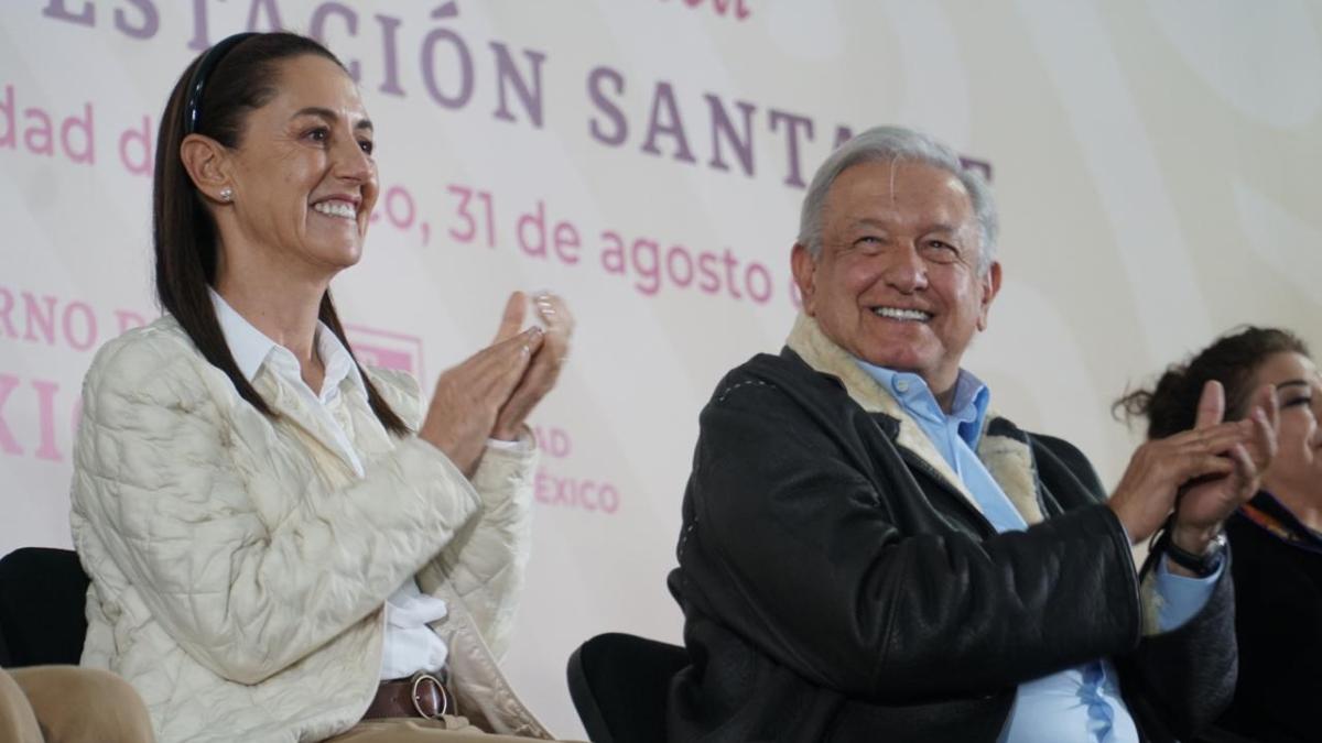 Sheinbaum reconoce persistencia de AMLO para terminar el Tren Interurbano 'El Insurgente'