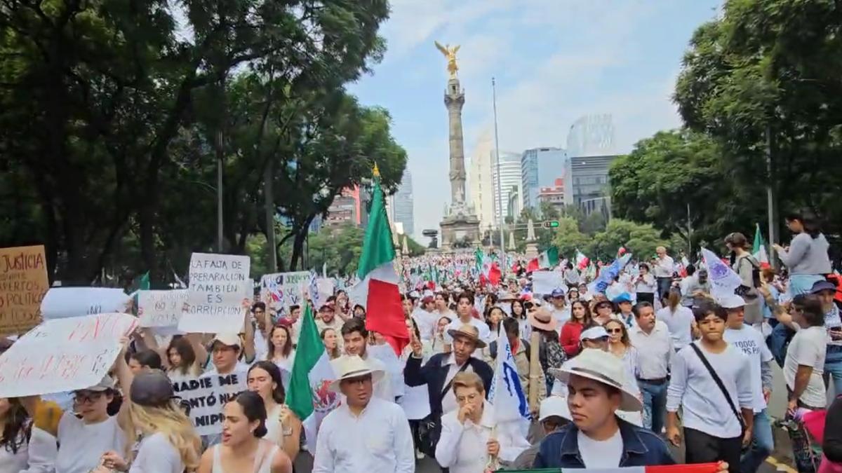 Marchas contra la reforma judicial siguen HOY 8 de septiembre: Rutas y calles cerradas este domingo en CDMX