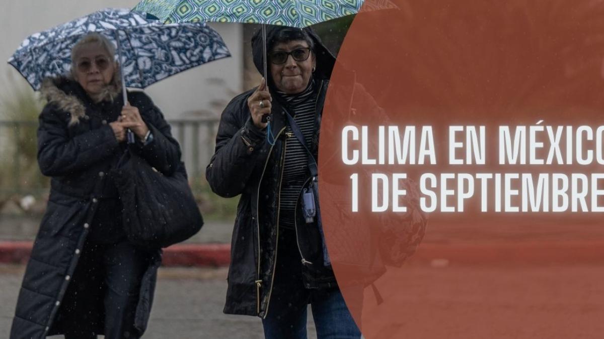 Clima en México HOY domingo 1 de septiembre: Onda tropical 20 provocará lluvias intensas en 6 estados