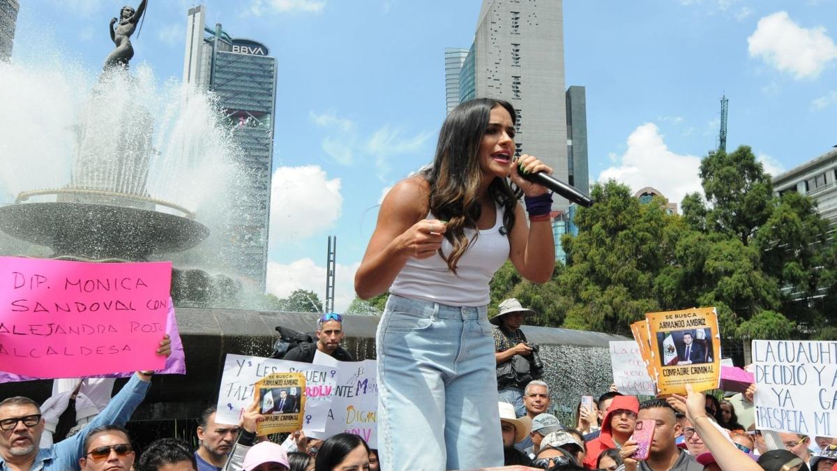 Alessandra Rojo convoca a manifestación por anulación de elección en la Cuauhtémoc