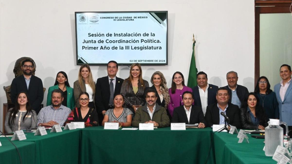 Acuerdan que el Partido Verde presida la JUCOPO en el Congreso de la CDMX