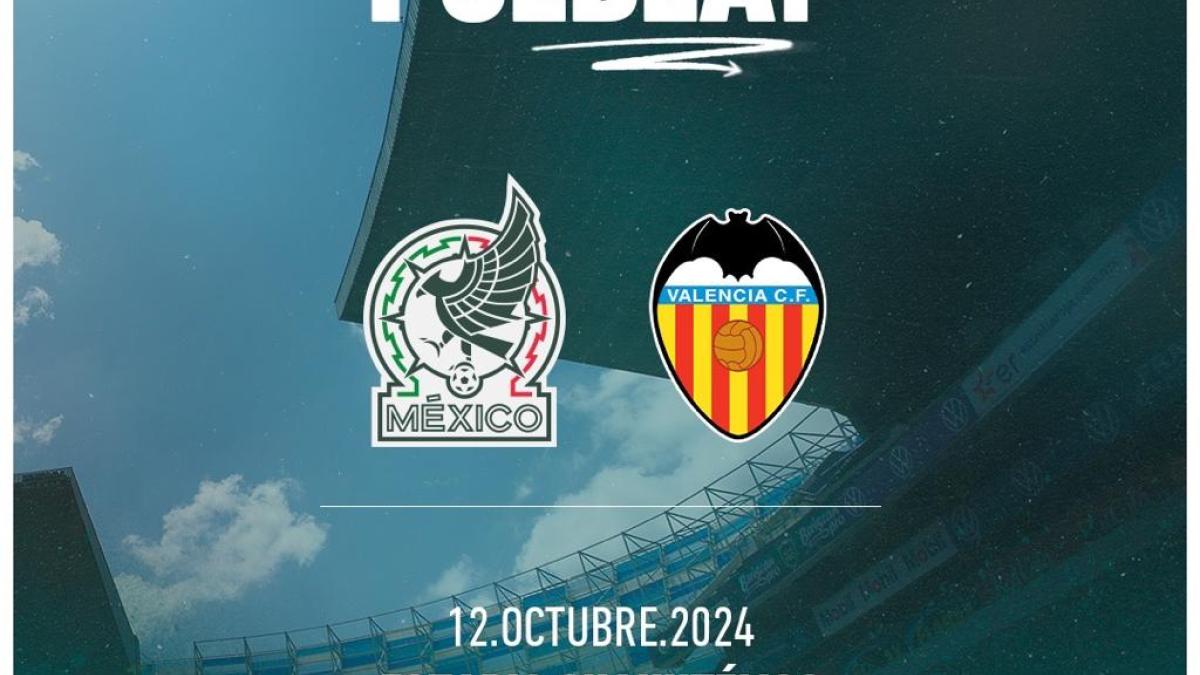 Selección Mexicana hace oficial partido ante el Valencia en el Estadio Cuauhtémoc