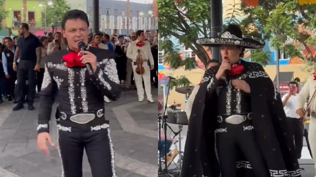 Pedro Fernández sorpende a sus fans con un concierto GRATIS en Garibaldi | VIDEO