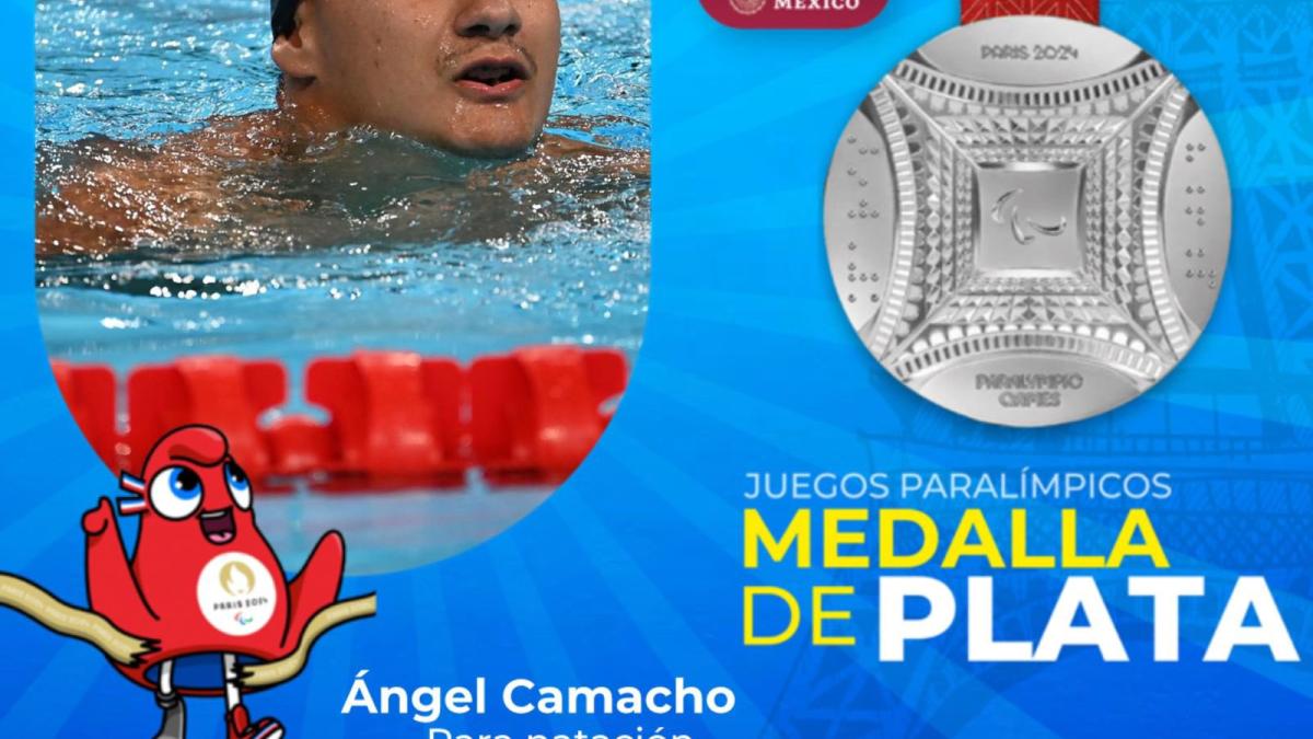 París 2024: Ángel de Jesús Camacho gana plata y suma su tercera medalla de los Juegos Paralímpicos