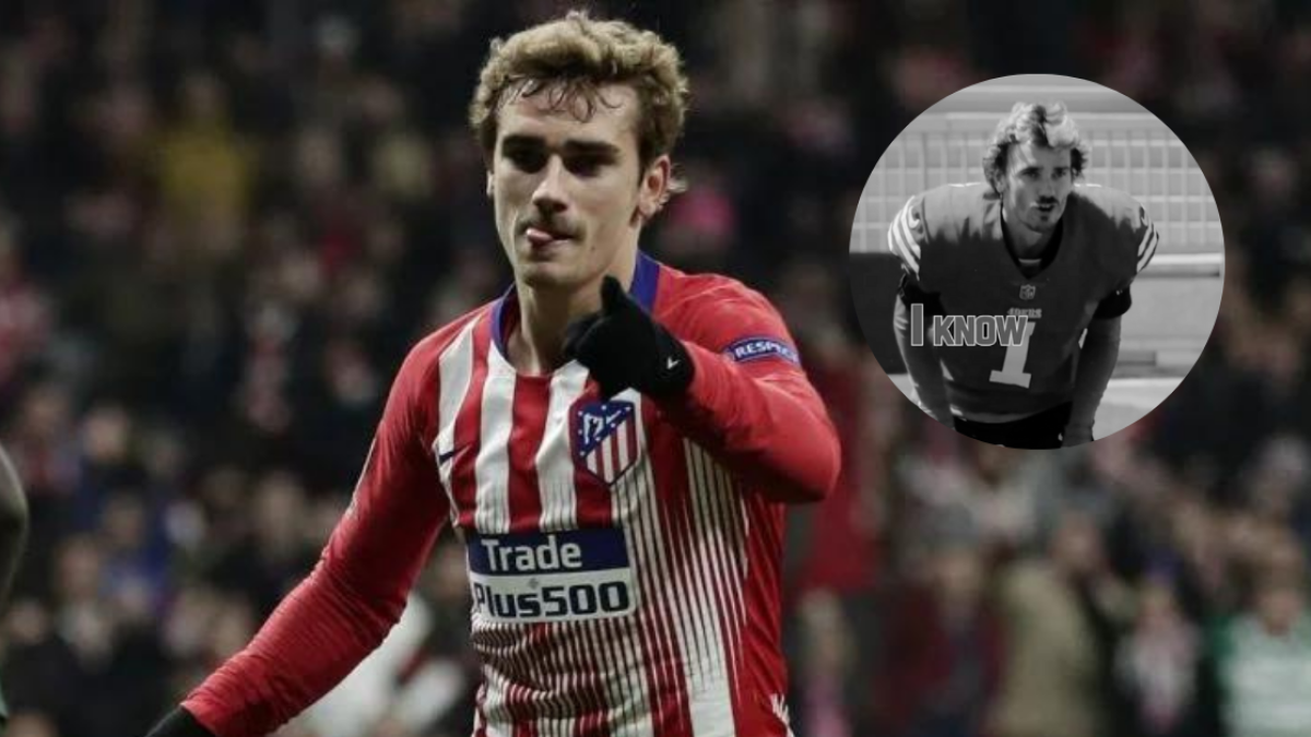 Antoine Griezmann hace inesperado debut en la NFL, junto a estrella de los San Francisco 49ers (VIDEO)