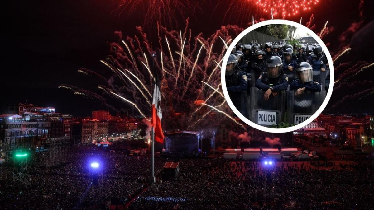 Grito de Independencia en el Zócalo será resguardado por 12 mil policías