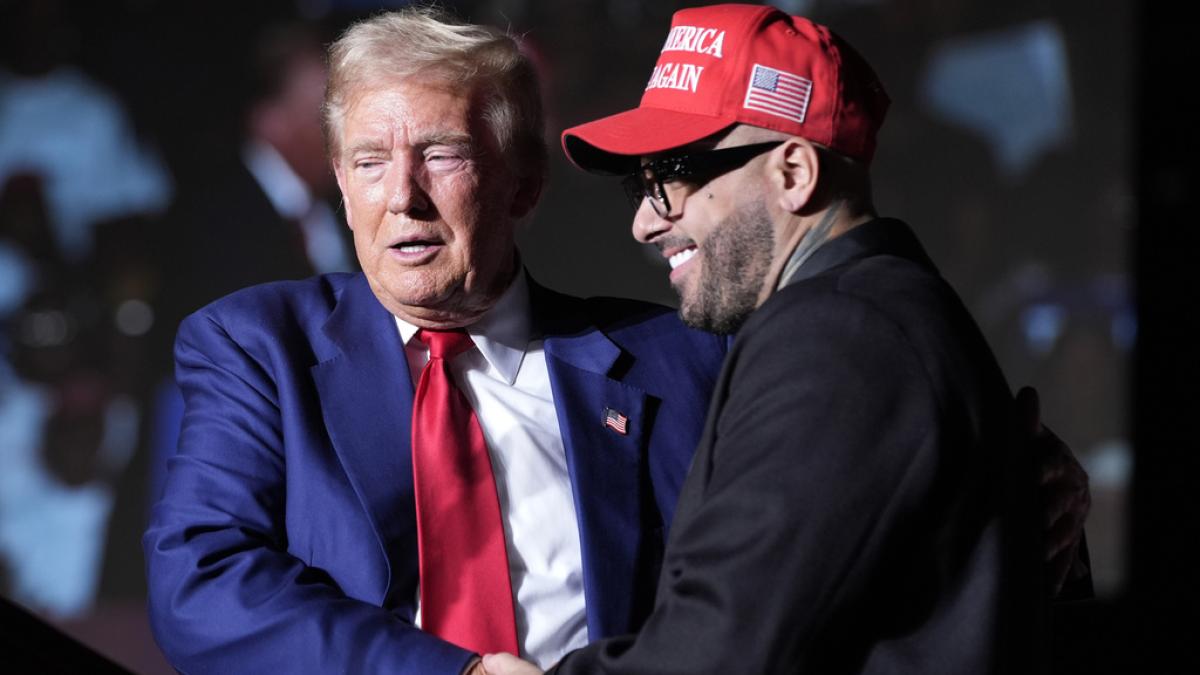 Nicky Jam anuncia respaldo a Donald Trump y este lo confunde con una mujer: 'Está buenísima'