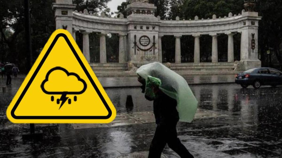 Activan Alerta Amarilla en CDMX; lloverá en estas alcaldías por la noche