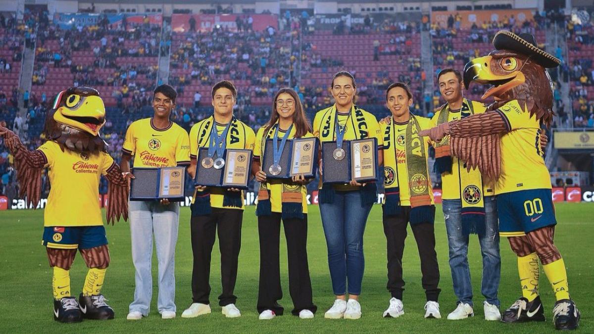 Liga MX: El América le hace merecidísimo homenaje a los atletas que fueron a París 2024 (VIDEO)