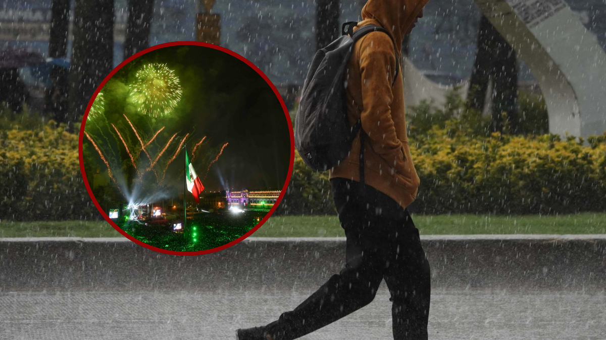 ¿Vas a festejar el Grito de Independencia? Activan Alerta Amarilla por lluvias en la CDMX