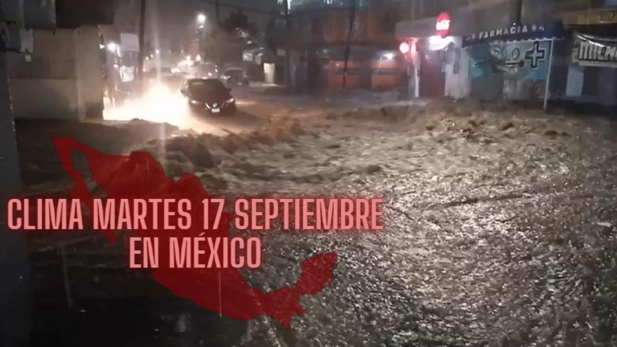 Frente frío 2 provocará lluvias muy fuertes en 9 estados; cuidado con las inundaciones