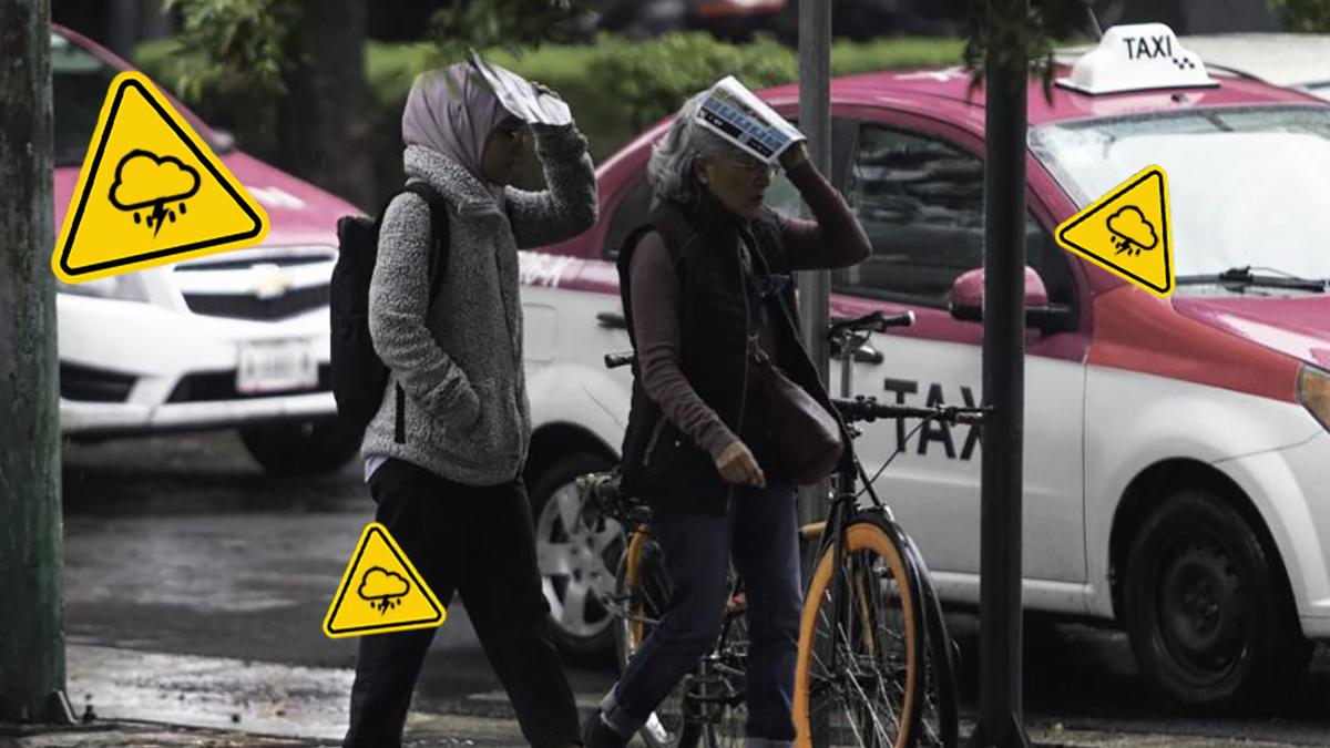 Por lluvias y caída de granizo activan Alerta Amarilla en estas 6 alcaldías de CDMX