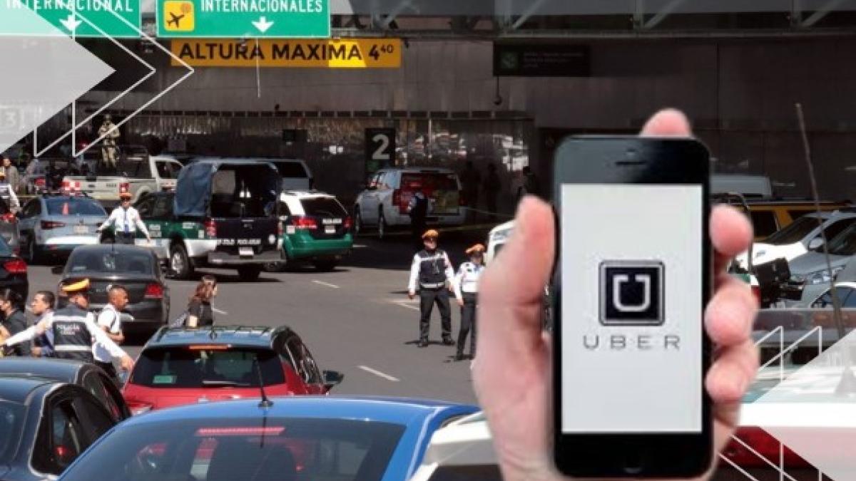 Choferes de Uber y DiDi exigen que no los saquen del AICM