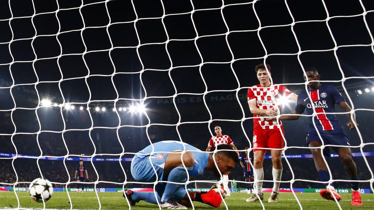 Champions League: Así fue el histórico autogol del portero del Girona que le dio el triunfo al PSG