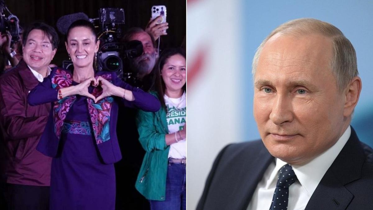 Vladimir Putin no asistirá a toma de posesión de Claudia Sheinbaum