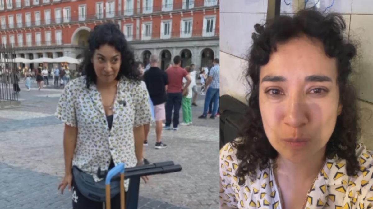 Detienen a Flor Amargo por cantar en las calles de Madrid: 'No puedo dejar de tocar' | VIDEO