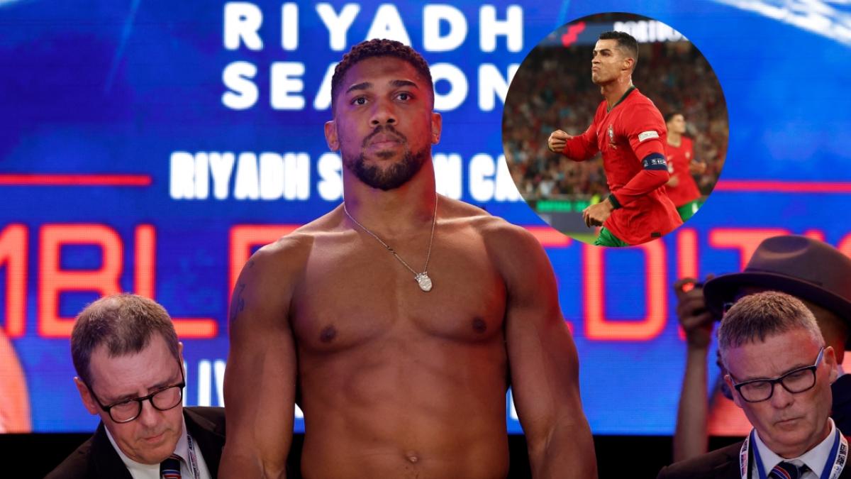 Anthony Joshua comparte el invaluable consejo que le dio Cristiano Ronaldo y que le cambió la vida