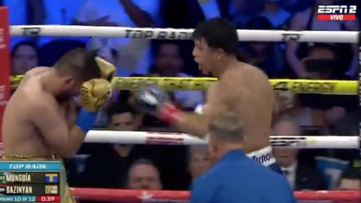 Jaime Munguía vs Erik Bazinyan: Así fue el nocaut con el que el mexicano se llevó la victoria (VIDEO)