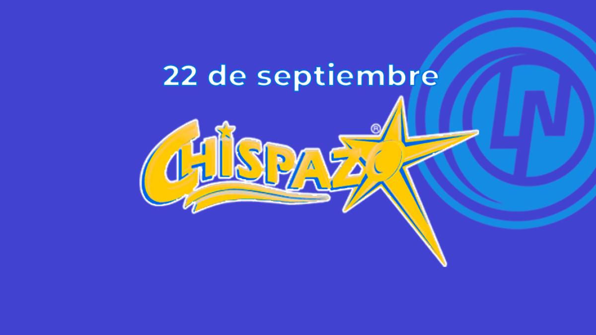 Resultados del Chispazo de hoy 22 de septiembre del 2024. Ve los números ganadores