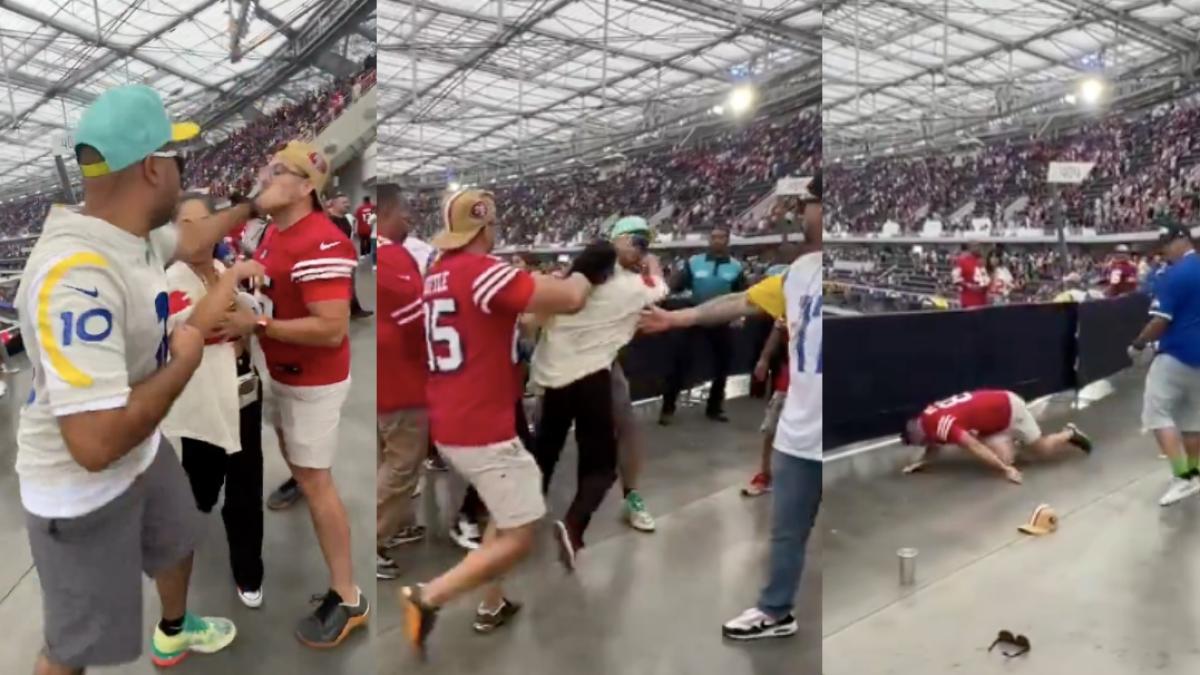 NFL: Fan de los Rams da brutal golpiza a una mujer y un hombre es noqueado (VIDEO)