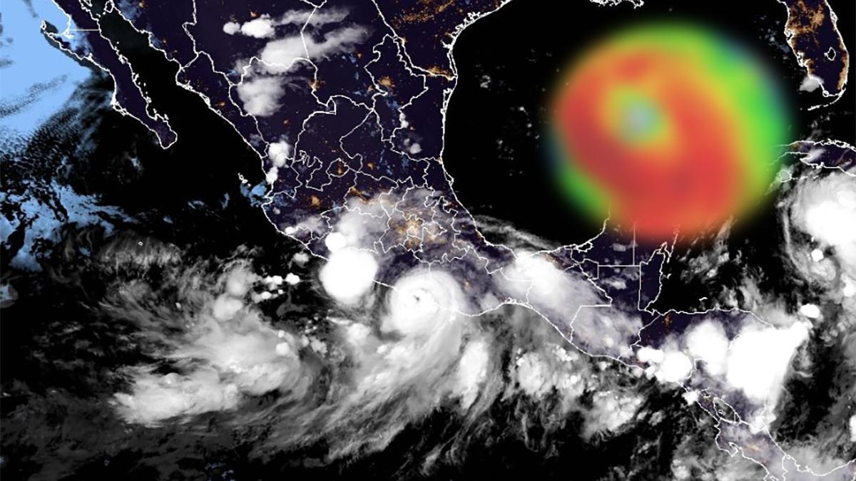 Ojo del huracán 'John' muestra su increíble fortalecimiento antes de tocar tierra | VIDEO