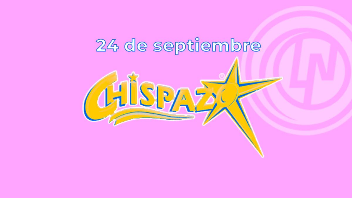 Resultados del Chispazo de hoy 24 de septiembre del 2024. Ve los números ganadores