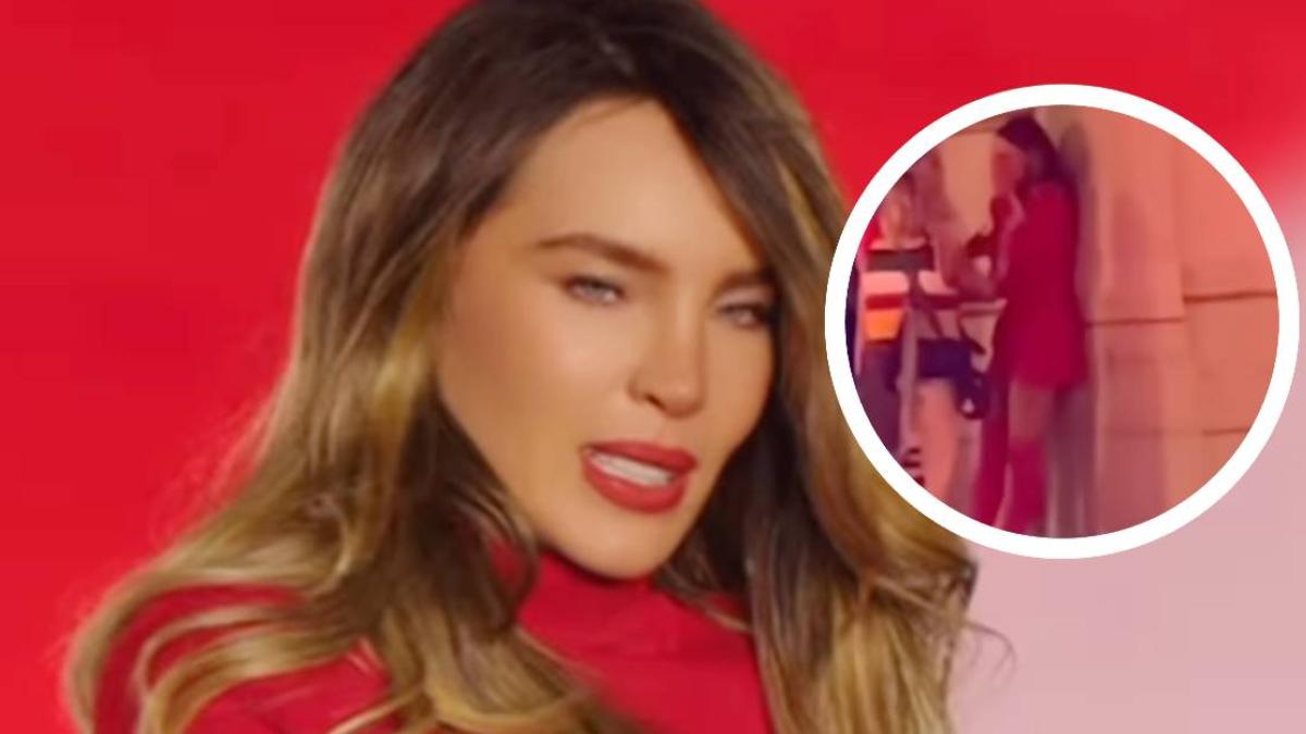 VIDEO del desgarrador llanto de Belinda, tras caerse en pasarela de Fashion Week