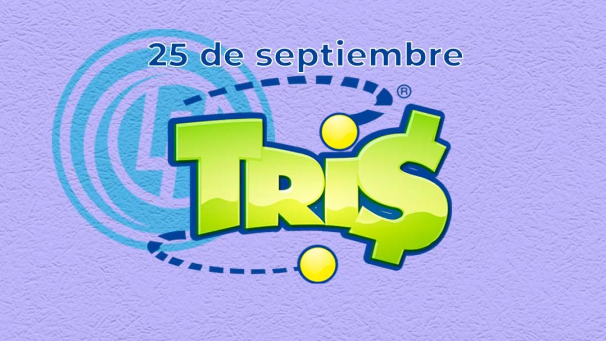 Resultados del Tris de hoy 25 de septiembre del 2024. Ve aquí los números ganadores