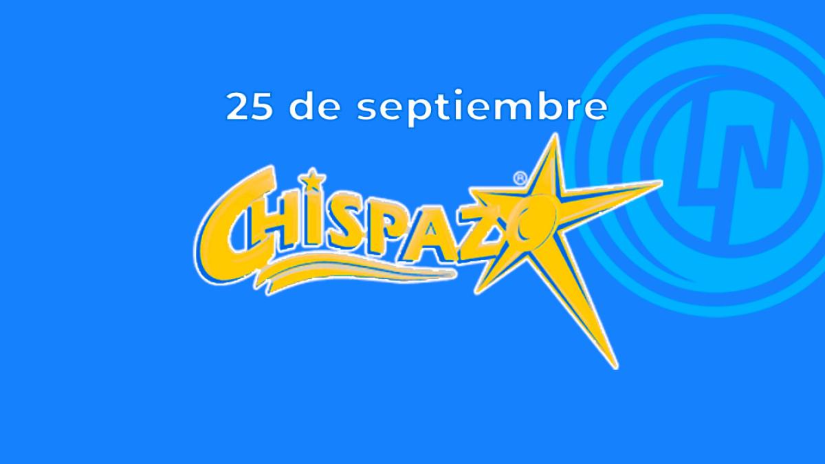 Resultados del Chispazo de hoy 25 de septiembre del 2024. Ve los números ganadores