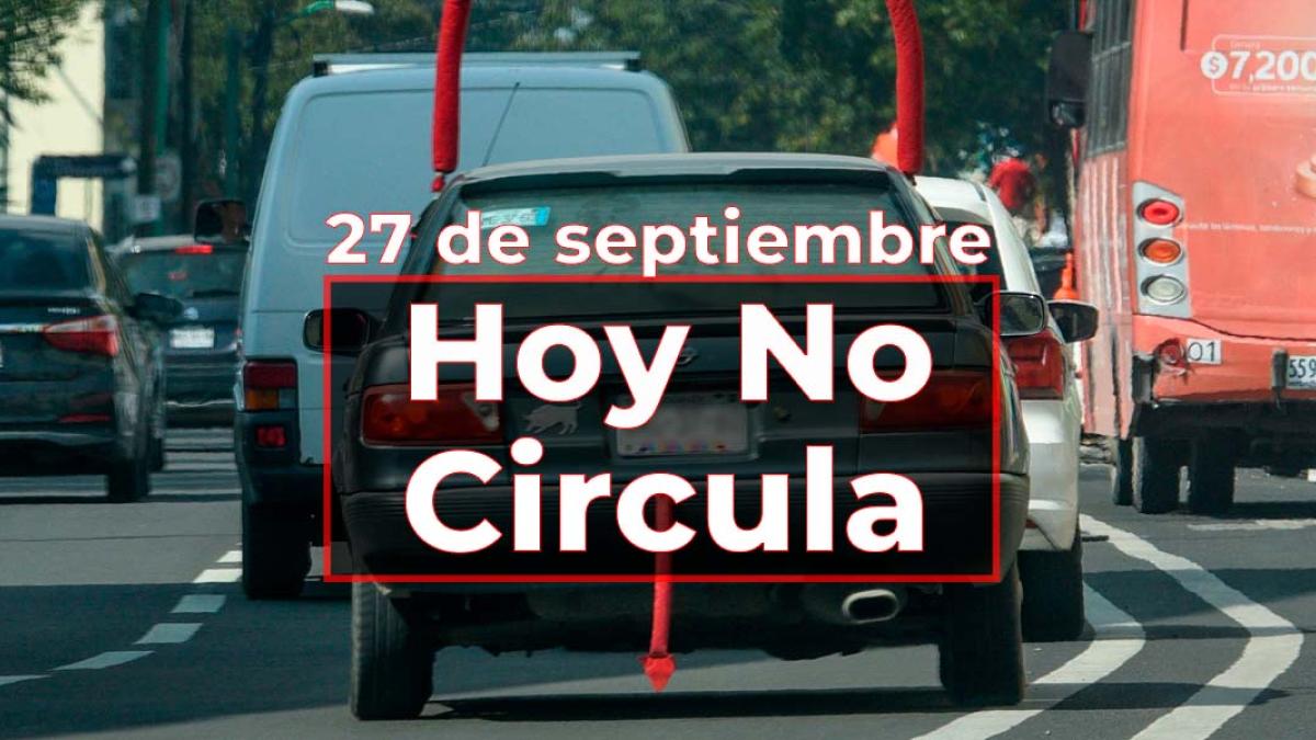 Hoy No Circula: ¿Qué autos descansan este viernes 27 de septiembre del 2024 en CDMX?