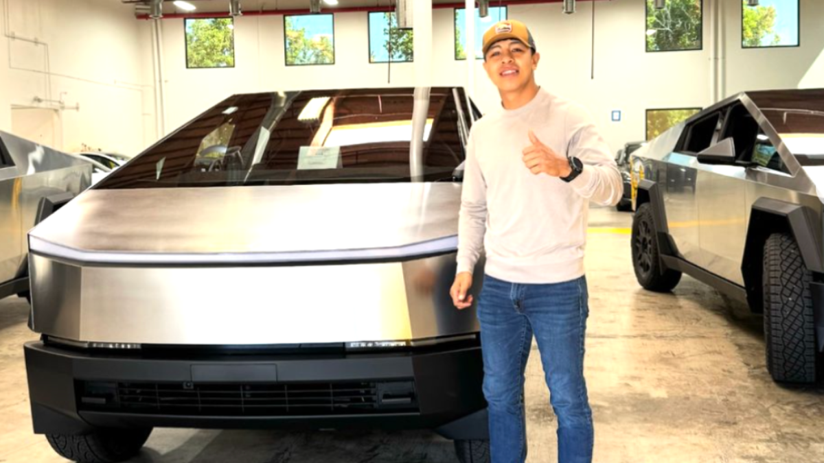 Jaime Munguía presume su nueva Tesla CyberTruck; conoce el millonario valor de su impresionante camioneta