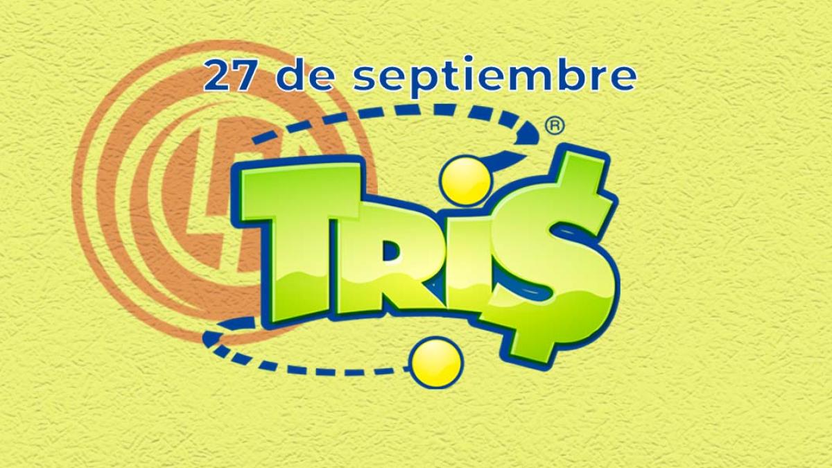 Resultados del Tris de hoy 27 de septiembre del 2024. Ve aquí los números ganadores