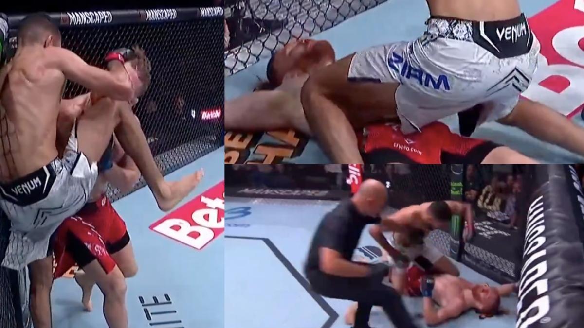 UFC París: ¡Brutal! Farès Ziam noquea con un rodillazo espectacular a Matt Frevola (VIDEO)