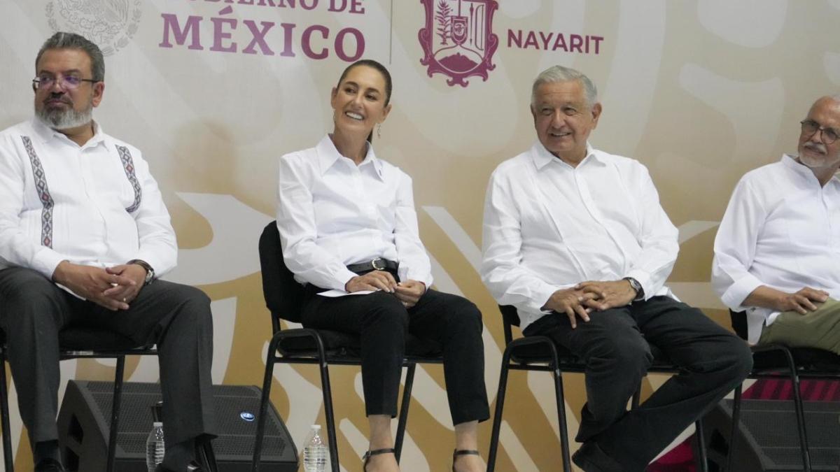 Sheinbaum promete continuar proyectos de la 4T en Nayarit: trenes, carreteras y más apoyo social