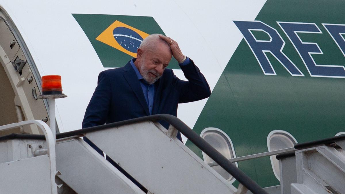 Lula da Silva, presidente de Brasil, llega a México para toma de protesta de Sheinbaum