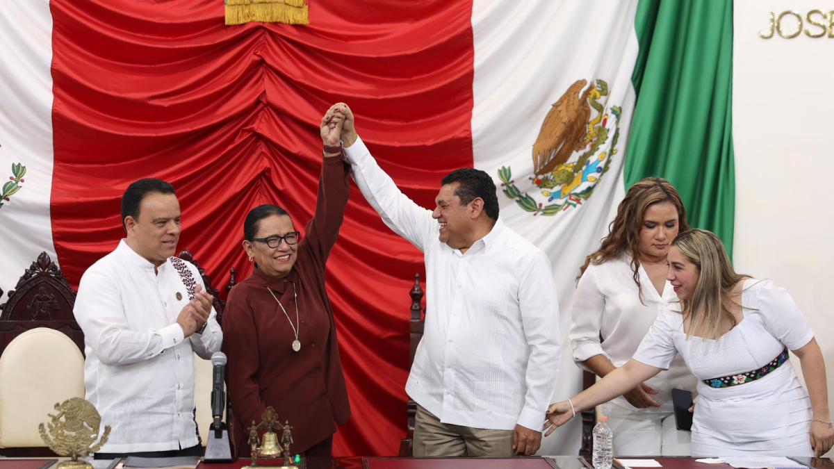 Rosa Icela Rodríguez refrenda apoyo de la Federación al Gobierno de Tabasco, que encabeza Javier May